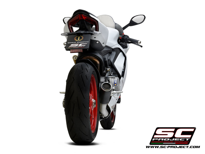 SC-Project CR-T carbon half system exhaust 2-1 for Ducati Panigale V2 955