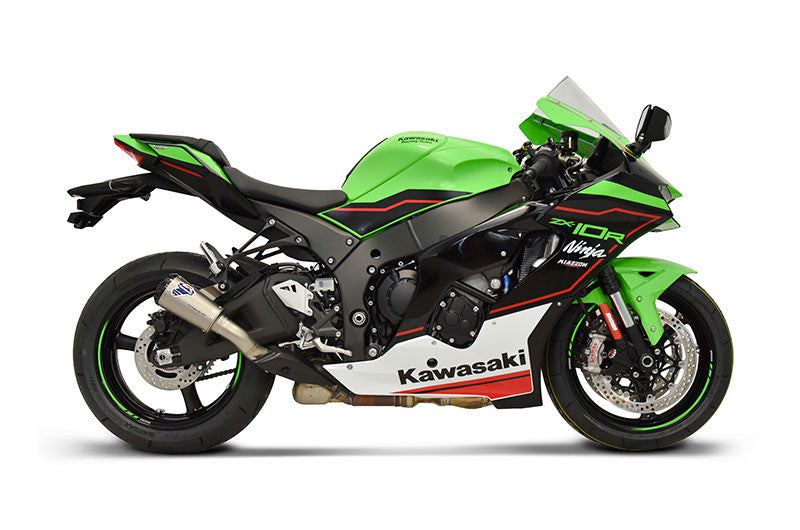 Termignoni GP2R-RHT titanium slip-on exhaust kit for Kawasaki ZX-10 R/RR 2021-2026