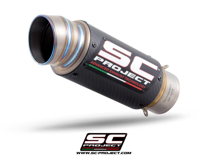 SC-Project GP70-R slip-on silencer Honda CBR 1000 RR-R SC82 carbon titanium H35A-T70