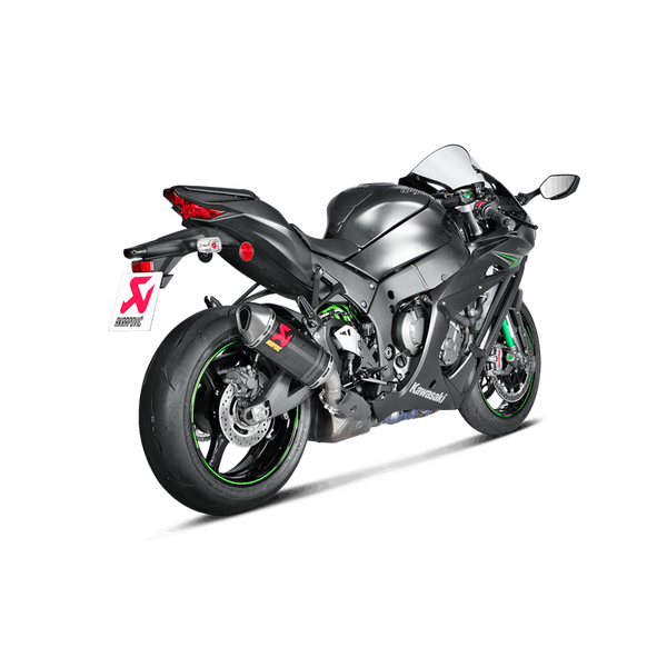 Akrapovic Slip-On Line carbon silencer on Kawasaki ZX-10R 2016-2020