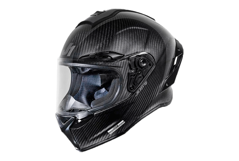 Just1 J-GPR full-face helmet in solid matte carbon finish