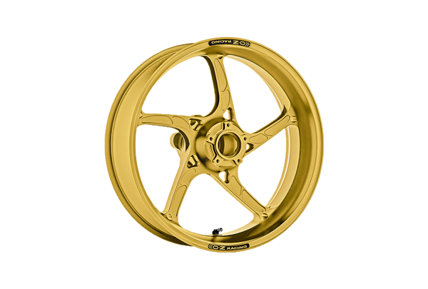 OZ Piega R forged aluminium rear wheel for Aprilia RS 660 in anodised techno black