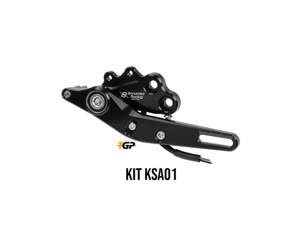 Bonamici Racing rearset kit Aprilia RSV4 1100 RF RR A005S high-tensile aluminium
