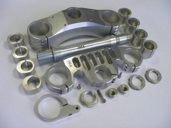 IMA Special Parts Racing top yoke for Aprilia RSV4 1100 Factory 2021-2026 in titanium finish