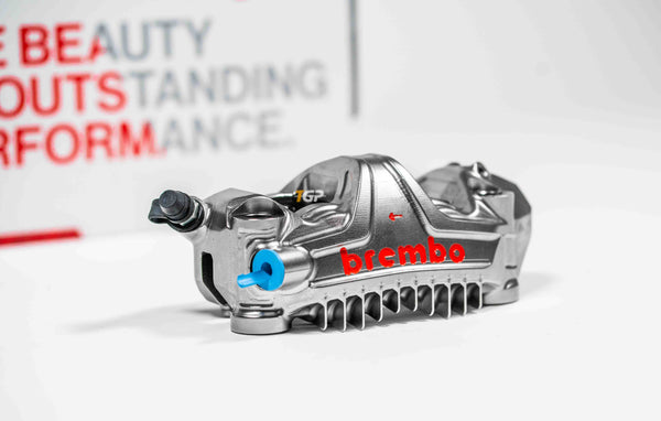 Brembo Racing Moto2 P4/34-38 Monoblock Brake Caliper Left 108mm XC1FV10 nickel finish