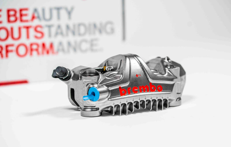 Brembo Racing Moto2 P4/34-38 Monoblock Brake Caliper Left 108mm XC1FV10 nickel finish