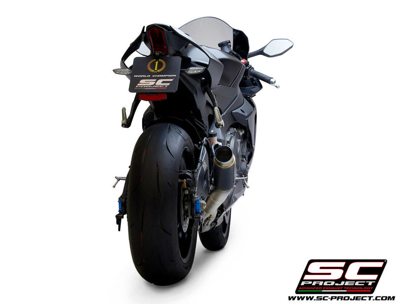 SC-Project GP70-R slip-on silencer with titanium de-cat link pipe for Yamaha YZF-R1 RN49