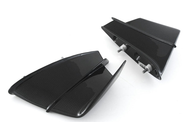 Fullsix carbon winglets for Ducati Panigale V4/S/R 2019-2021 in glossy 200 plain weave