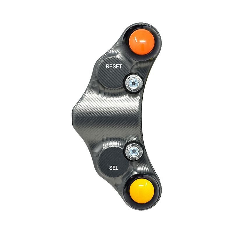 JetPrime left handlebar switch unit for Yamaha YZF-R7 2021-2026 in black finish