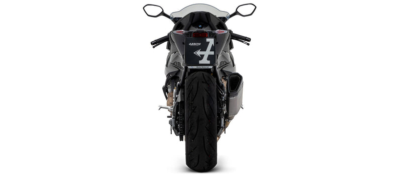 Arrow Pista Titanium slip-on silencer with carbon end cap for BMW M1000RR K66