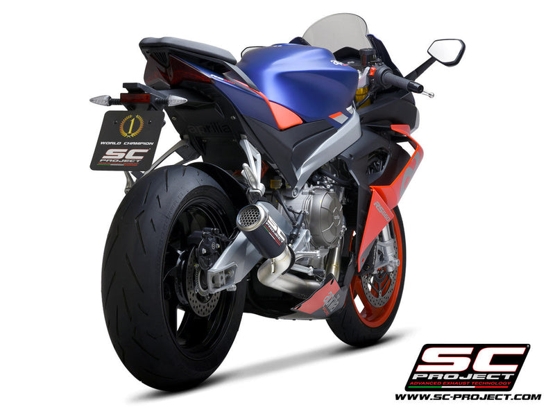 SC-Project CR-T 2-1 stainless steel full exhaust system for Aprilia RS 660