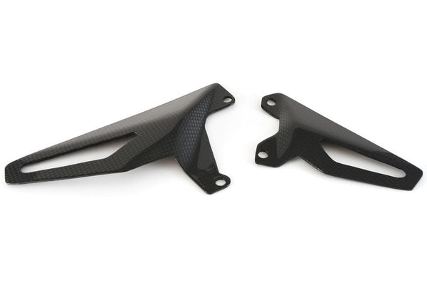 Fullsix Carbon Open Heel Guards for Ducati Panigale V4/S/R — carbon fibre set