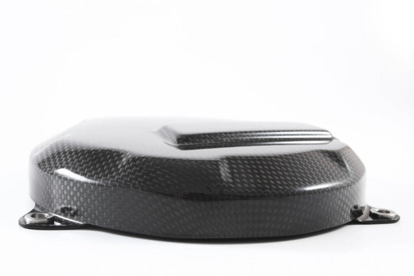 Fullsix Carbon RACE clutch cover for Ducati Panigale 1199 in glossy carbon fibre