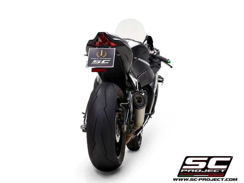 SC-Project S1 slip-on silencer titanium carbon Kawasaki ZX-10 R/RR K22A-41T