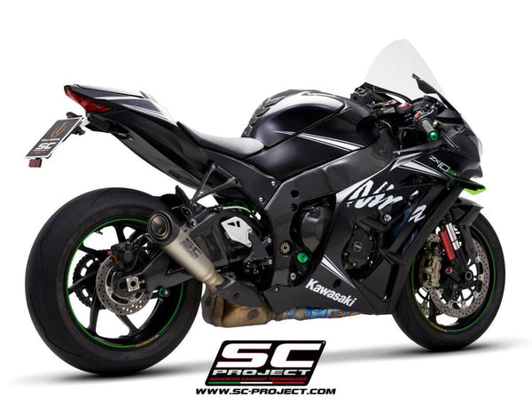 SC-Project S1 slip-on silencer titanium carbon Kawasaki ZX-10 R/RR K22A-41T