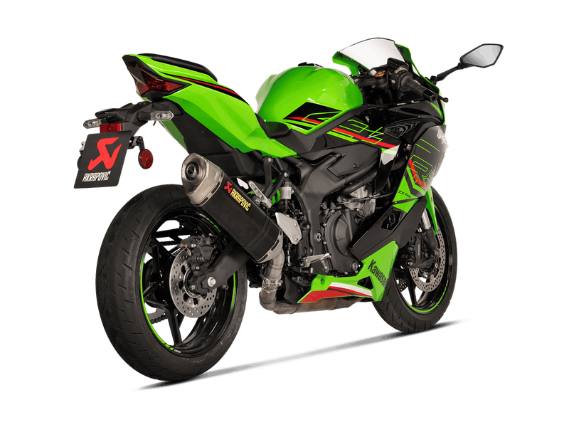 Akrapovic Slip-On Line Carbon silencer on Kawasaki ZX-4R 2023-2025 — part S-K4SO8-HRC