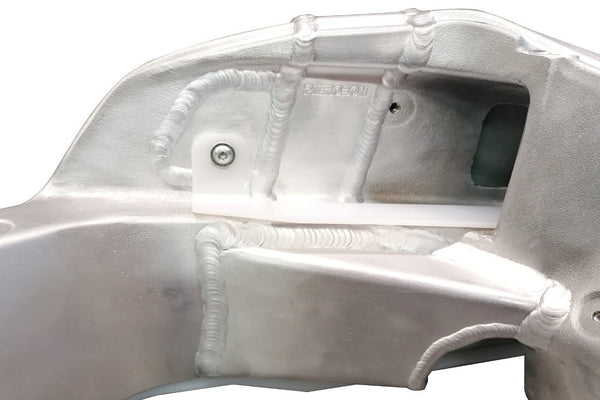 Pierobon +35 mm extended racing swingarm for Ducati Panigale V4/S/R in natural aluminium