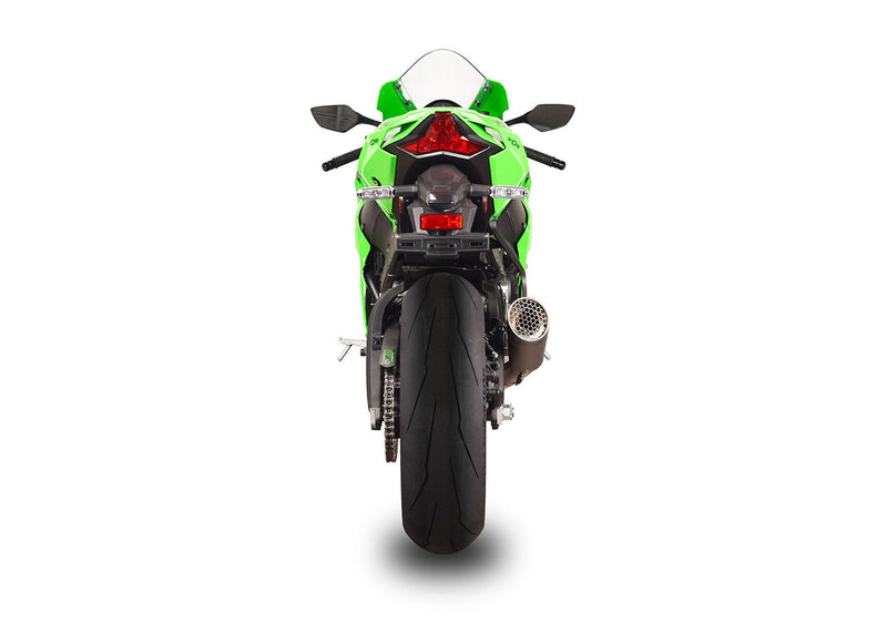 Spark Exhaust Grid-O titanium slip-on silencer with carbon end-cap for Kawasaki ZX-10 R/RR 2021-2026
