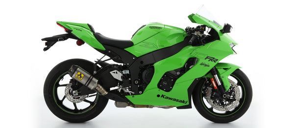 Arrow Indy-Race 71928PK titanium slip-on silencer with carbon end cap for Kawasaki ZX-10R/RR