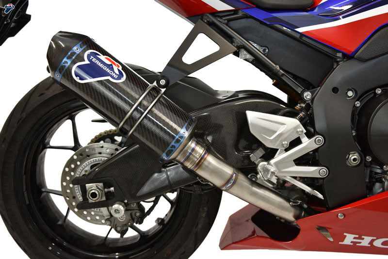 Termignoni H17109400TTC full titanium exhaust system with carbon silencer on Honda CBR 1000 RR-R SC82