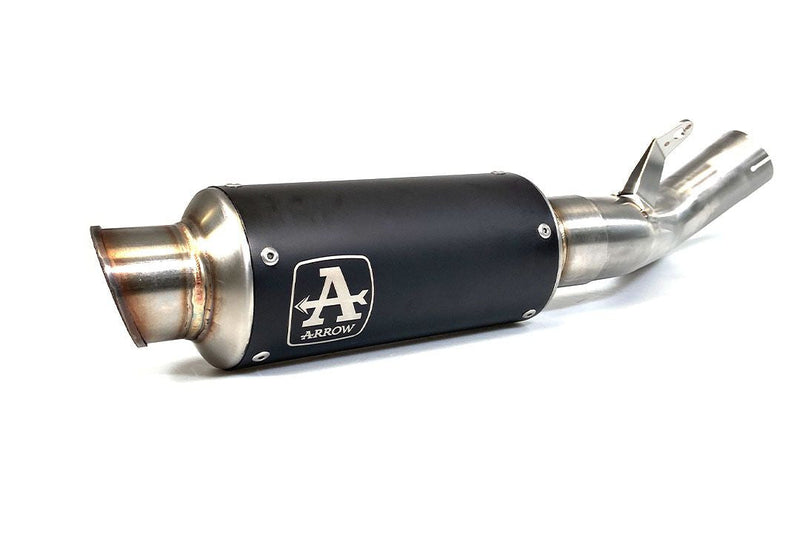Arrow GP2 Dark stainless steel slip-on silencer 71542GPI for Aprilia RSV4 RR RF 2017-2018