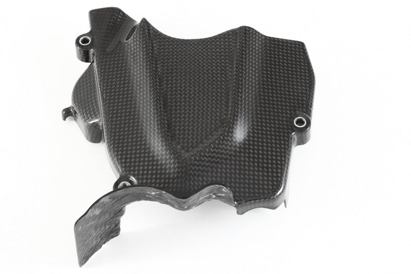 Fullsix carbon sprocket cover for MV Agusta F3 675/800 in gloss plain weave
