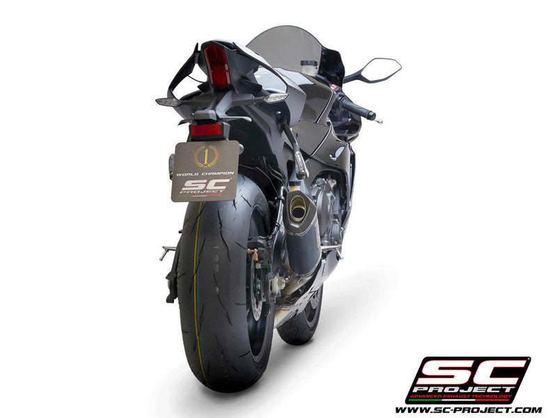 SC-Project SC1-S slip-on silencer Yamaha YZF-R1 RN49 titanium carbon Y11B-T124