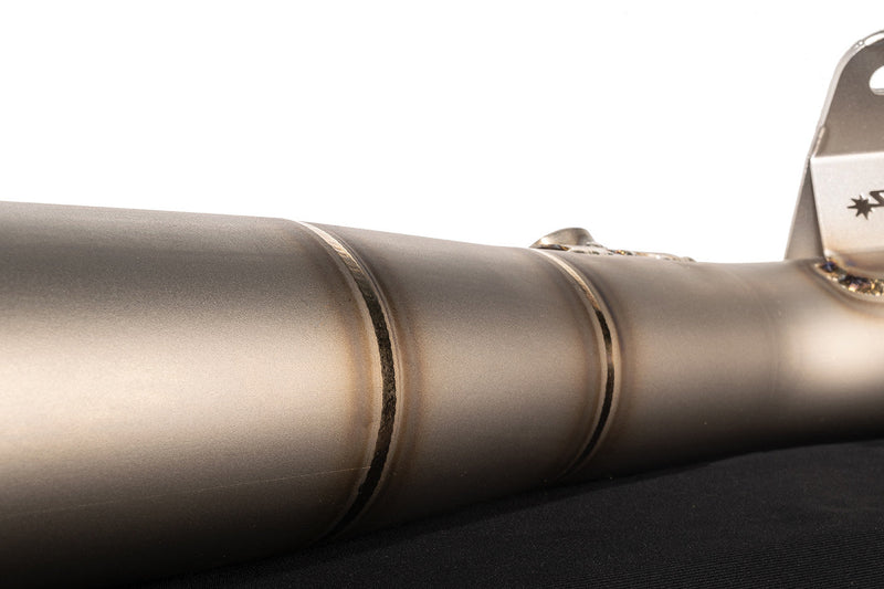 Spark Exhaust Force EVO titanium slip-on silencer with carbon end cap for Kawasaki ZX-10 R/RR 2021-2026
