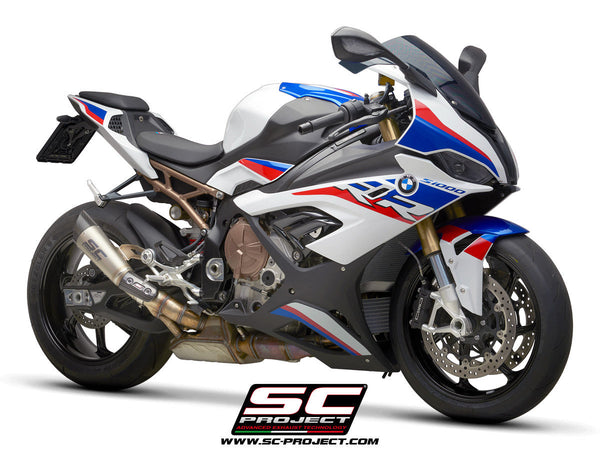 SC-Project S1 titanium slip-on silencer for BMW S1000RR K67 2020–2022