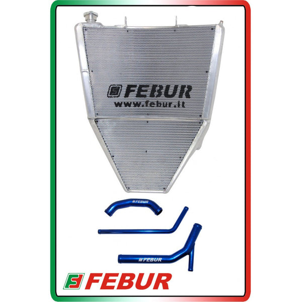 Febur FE1396S racing water radiator kit for Kawasaki ZX-10 R/RR 2016–2020