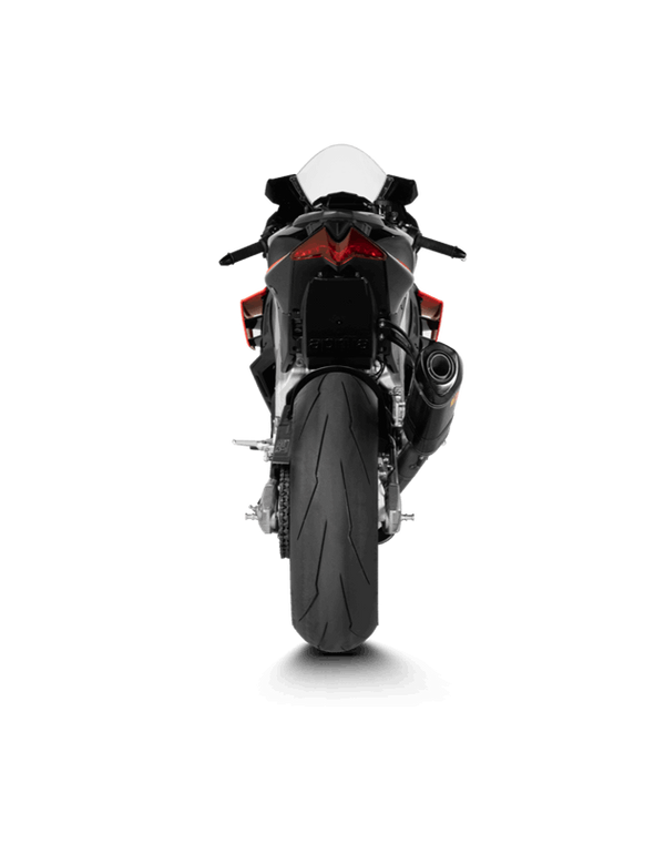 Akrapovic Evolution Line Carbon full exhaust system on Aprilia RSV4 1100 Factory
