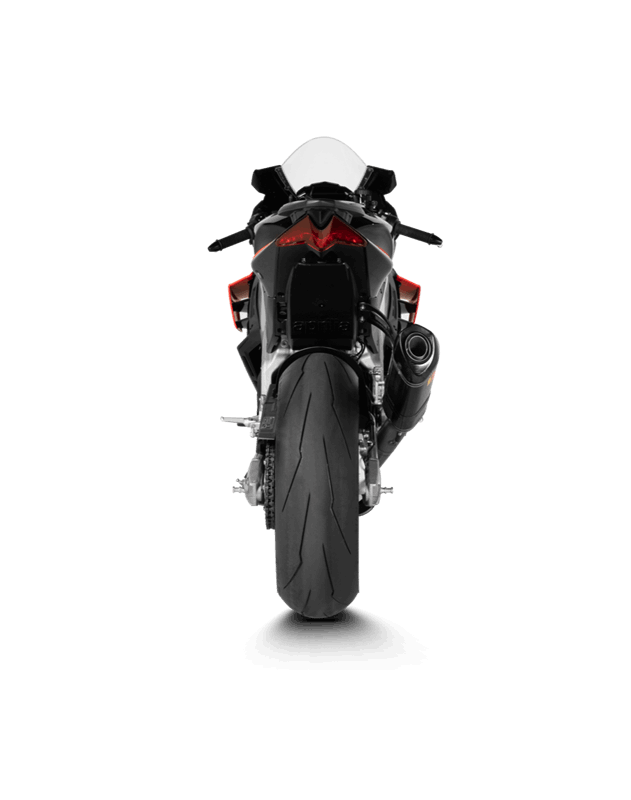 Akrapovic Evolution Line Carbon full exhaust system on Aprilia RSV4 1100 Factory