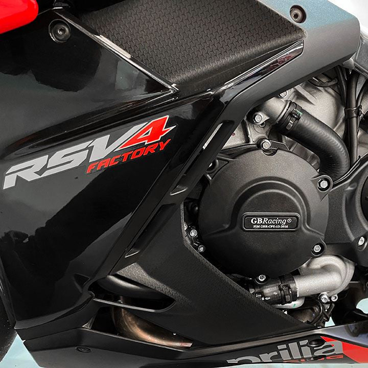 GBRacing engine cover protector complete set for Aprilia RSV4 RR 1100 Factory 2021–2024