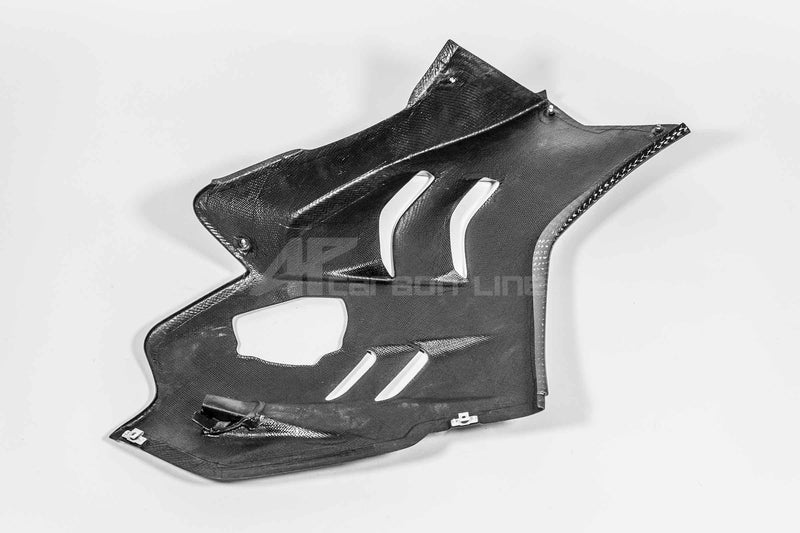 AP Carbon Line 400g twill carbon SBK left side panel for Ducati Panigale V4/S/R 2022–2024