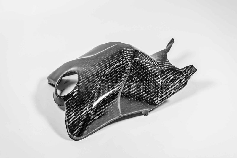 AP Carbon Line SBK tank cover in 400g twill carbon for Ducati Panigale V4/S/R 2022-2024