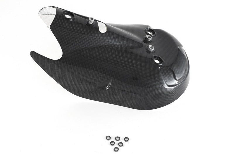 Fullsix carbon fibre header heat shield for Ducati Panigale V2 955 2020-2024