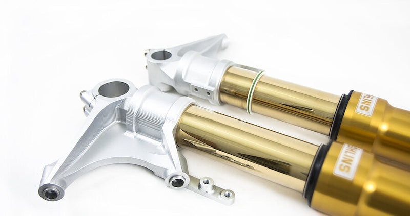 Öhlins FGRT 237 upside-down fork for Kawasaki ZX-10R ZX-10RR 2021–2026 gold anodised