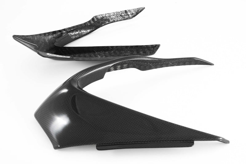 Fullsix carbon front fairing extension set for Ducati Panigale 1199, 200 Plain glossy finish