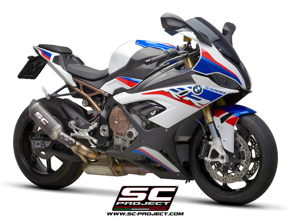 SC-Project SC1-S slip-on silencer for BMW S1000RR K67 2020-2022 carbon and titanium