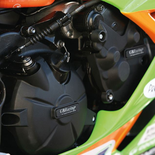 GBRacing engine cover protector complete set for Kawasaki ZX-6R ZX-636 ZX-RR 2009–2012