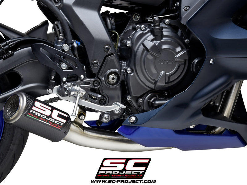 SC-Project RACE CR-T full exhaust system Yamaha YZF-R7 titanium carbon