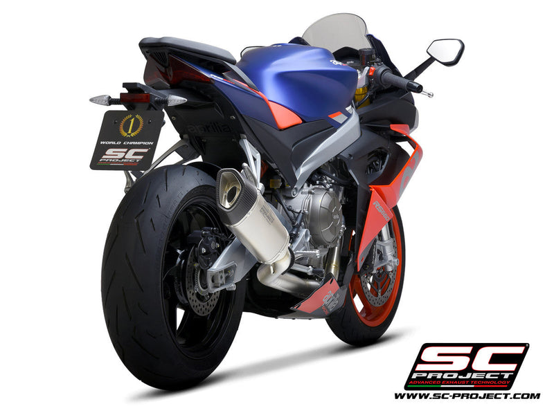 SC-Project SC1-R 2-1 stainless steel full exhaust system for Aprilia RS 660