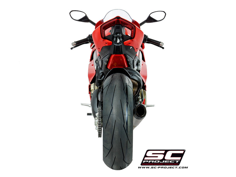 SC-Project S1 titanium semi-complete exhaust system for Ducati Panigale V4/S 2018-2020