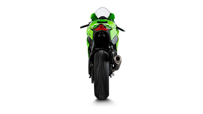 Akrapovic Slip-On Line titanium silencer Kawasaki ZX-10 R/RR 2021-2025 black powder-coated