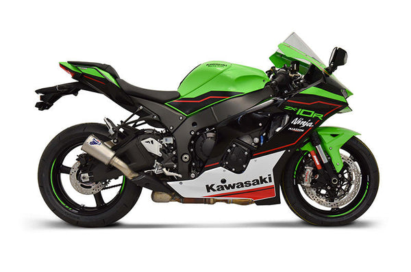 Termignoni GP2R-R slip-on exhaust kit for Kawasaki ZX-10 R/RR 2021-2026, stainless steel