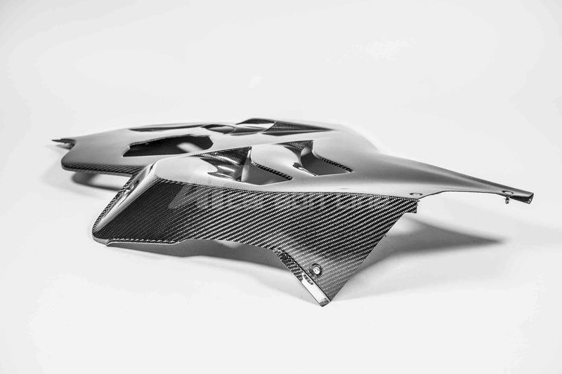 AP Carbon Line SBK left side panel 200g twill carbon Ducati Panigale V4 2022-2024