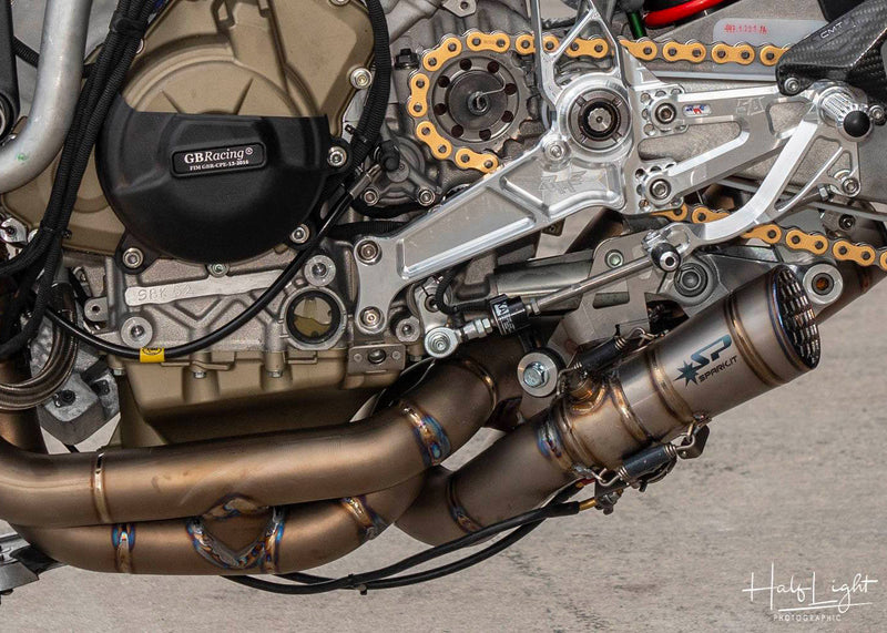 Spark Exhaust WorldSBK 19-22 titanium full exhaust system on Ducati Panigale V4