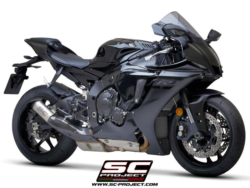 SC-Project CR-T slip-on silencer Yamaha YZF-R1 RN49 titanium finish Y11B-T36TR