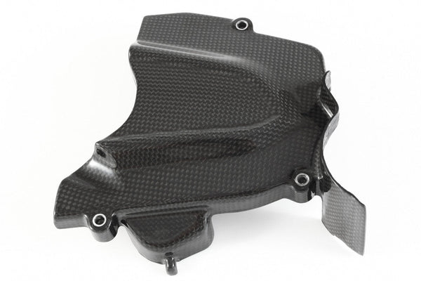 Fullsix carbon sprocket cover for MV Agusta F3 675/800 in gloss plain weave