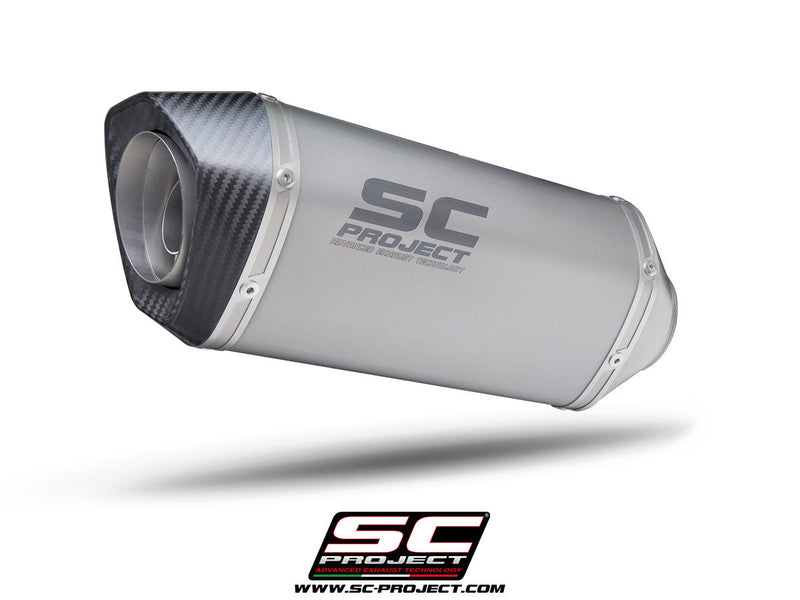 SC-Project SC1-S slip-on silencer Yamaha YZF-R1 RN49 titanium carbon Y11B-T124